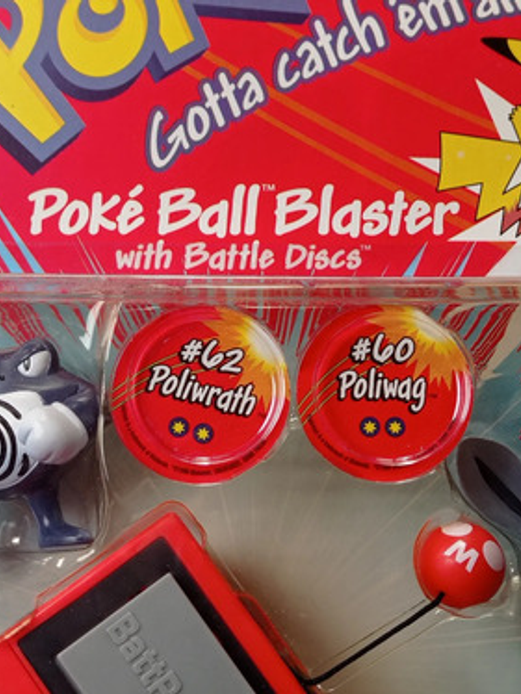 Poliwag + Poliwhirl + Poliwrath 1999 Hasbro Pokemon Nintendo 2