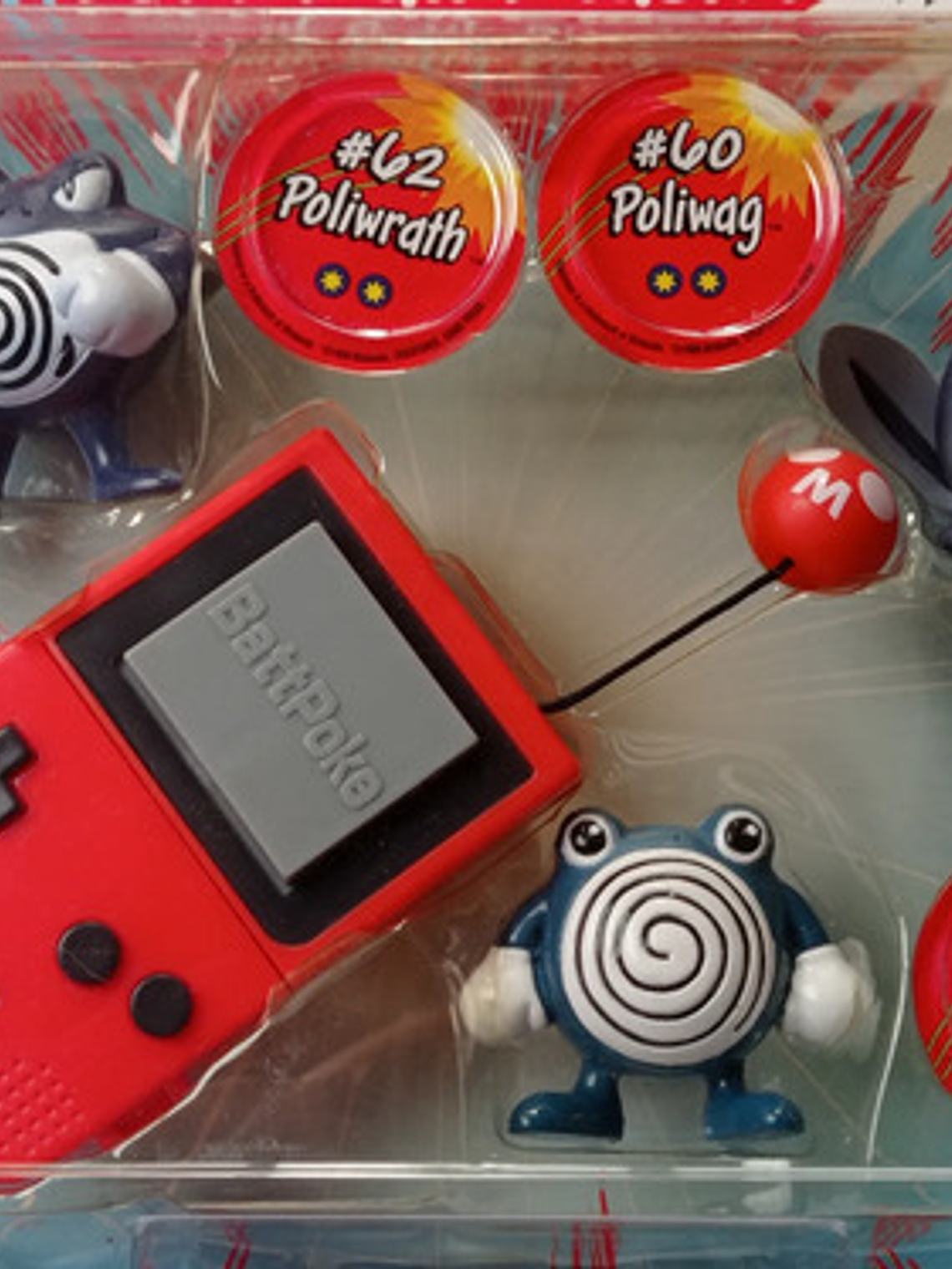 Poliwag + Poliwhirl + Poliwrath 1999 Hasbro Pokemon Nintendo 3