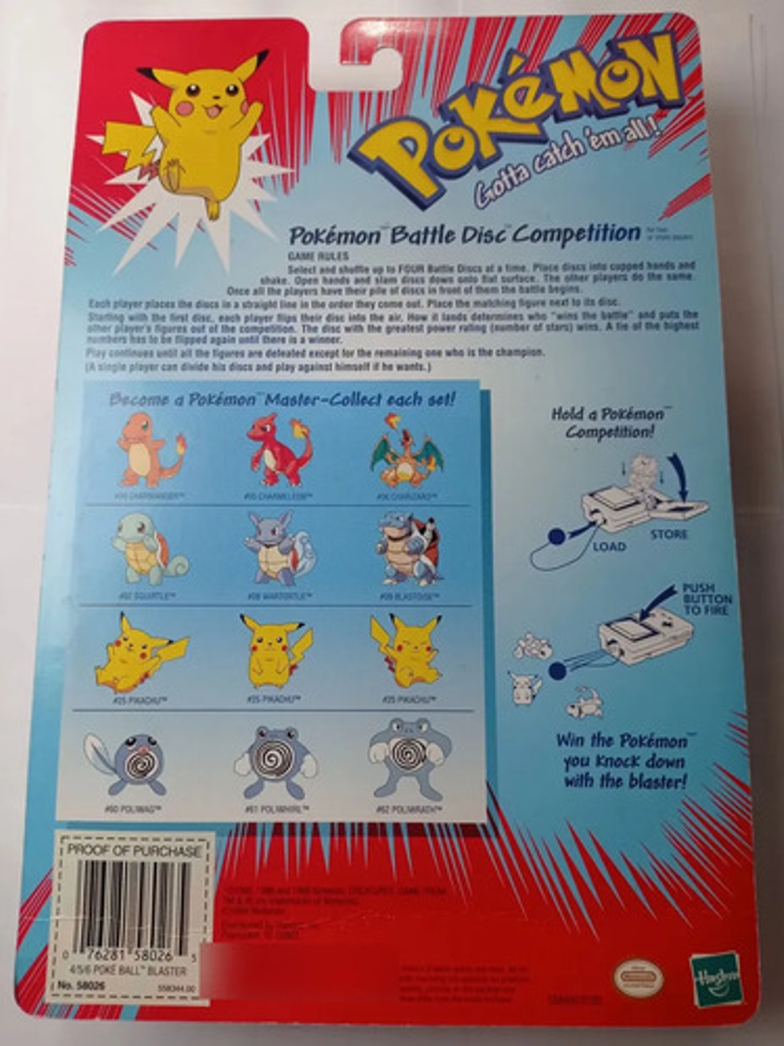 Charmander Charmeleon Charizard 1999 Hasbro Pokemon Nintendo 6