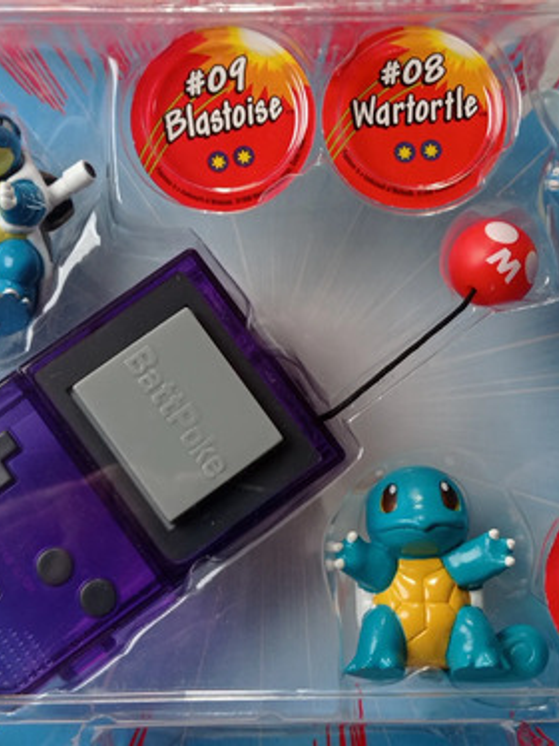 Squirtle + Wartortle  Blastoise 1999 Hasbro Pokemon Nintendo 4