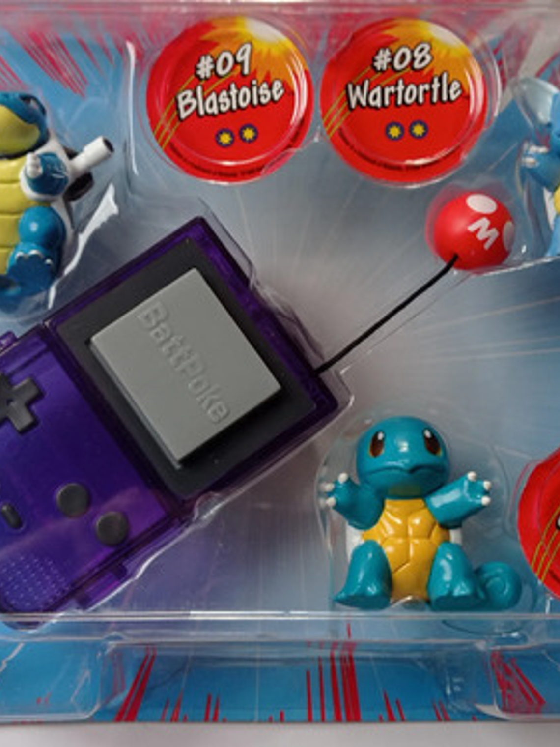 Squirtle + Wartortle  Blastoise 1999 Hasbro Pokemon Nintendo 5