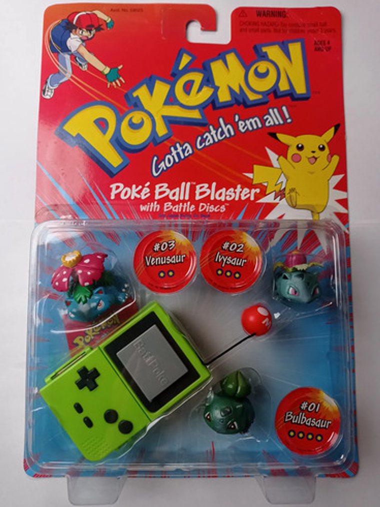 Bulbasaur + Ivysaur + Venusaur 1999 Hasbro Pokemon Nintendo 1