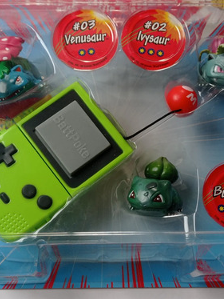 Bulbasaur + Ivysaur + Venusaur 1999 Hasbro Pokemon Nintendo 5
