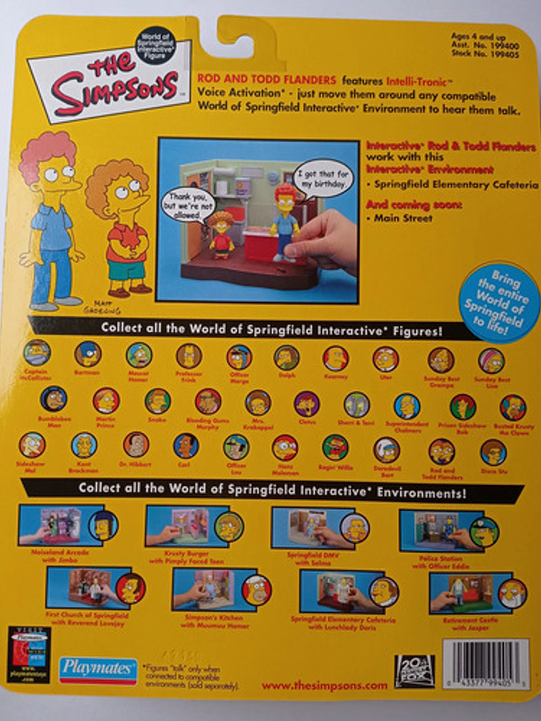 Rod Y Todd Flanders 2002 Simpsons World Of Springfield 5