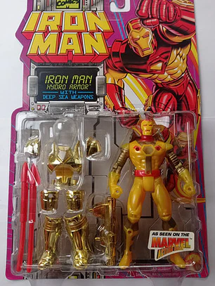 Iron Man Hydro Armor 1994 Marvel Toy Biz