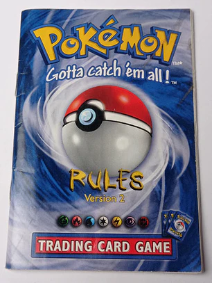 Libro De Reglas De Pokémon 1999 (sin Cartas)
