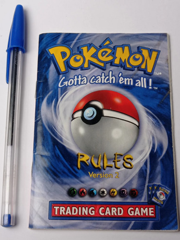 Libro De Reglas De Pokémon 1999 (sin Cartas) 2