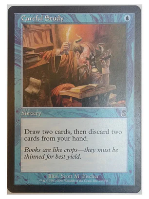 Carta Magic Careful Study [odyssey] Mtg Sorcery