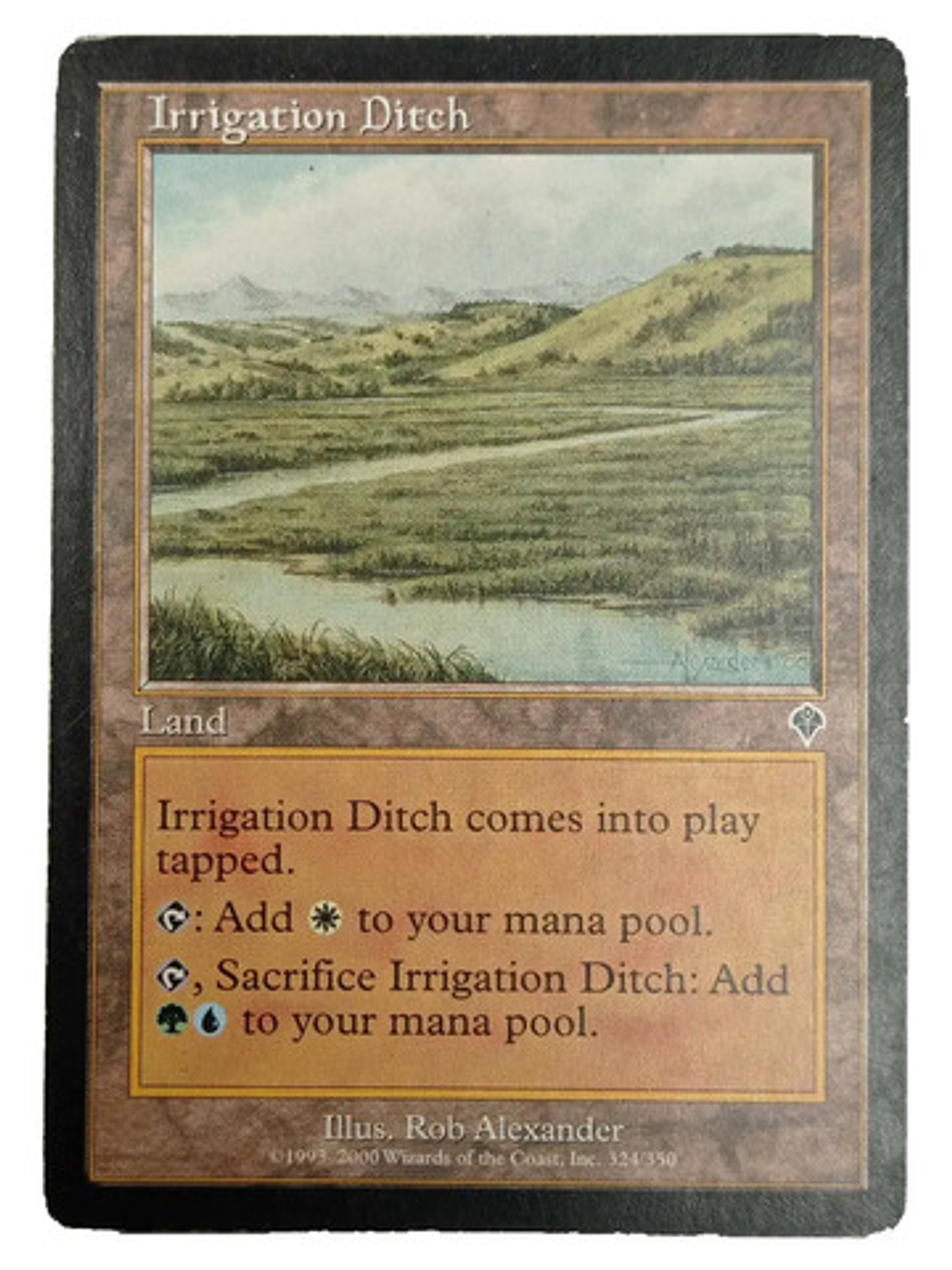 Carta Magic Irrigation Ditch [invasion] Mtg Land 1