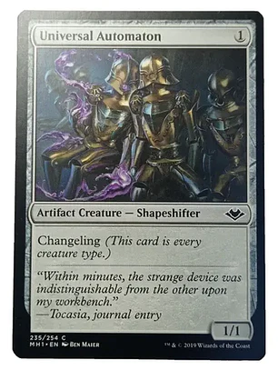 Carta Magic Universal Automaton [modern Horizons] Mtg
