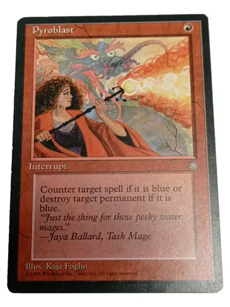 Carta Magic Pyroblast [ice Age] Mtg Instant Pyroblast 1