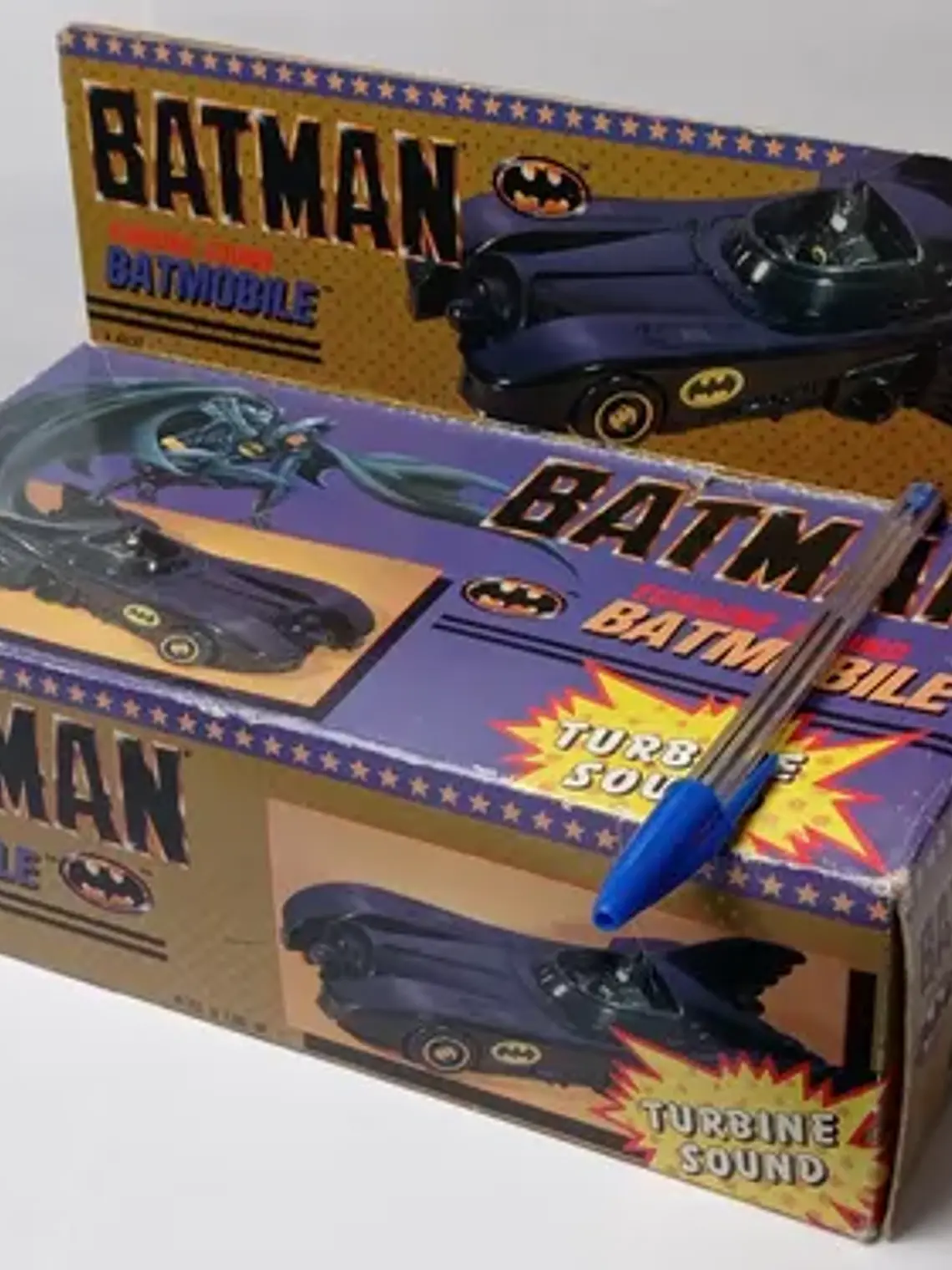 Batmobile Turbine Sound 1989 Batman Dc Negro 7