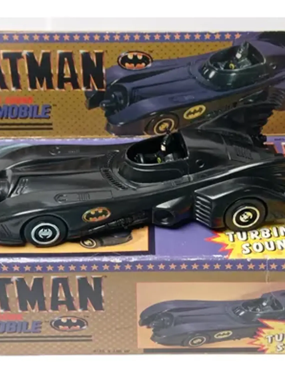 Batmobile Turbine Sound 1989 Batman Dc Negro 8