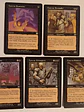 5 Cartas Magic Cateran Cycle 1999 Mercadian Masques Cateran - Miniatura 1