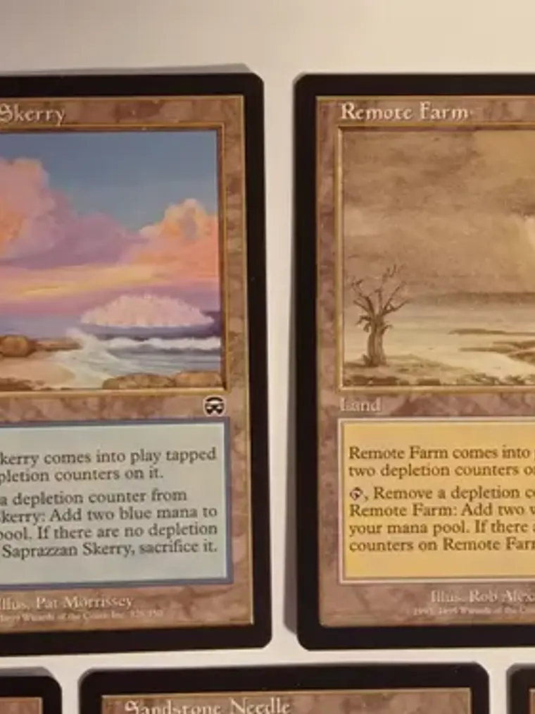 5 Cartas Magic Depletion Lands Cycle 1999 Mercadian Masques 3