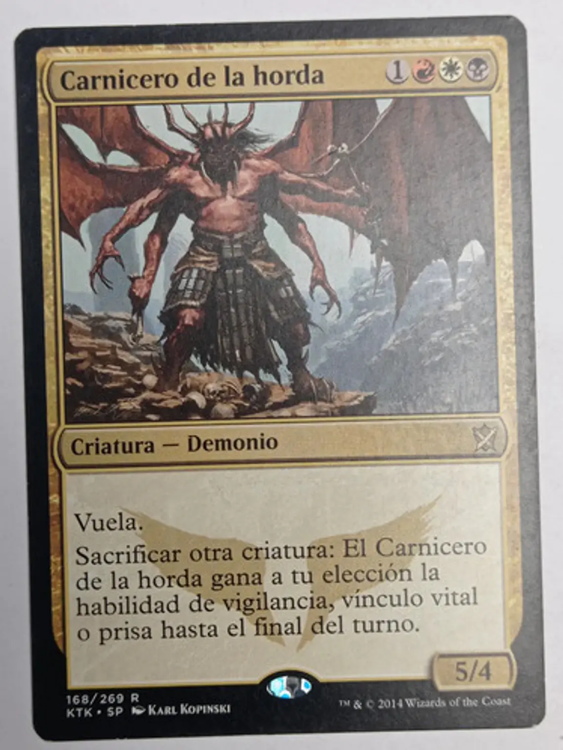 Carnicero De La Horda [tarkir] Mtg 1