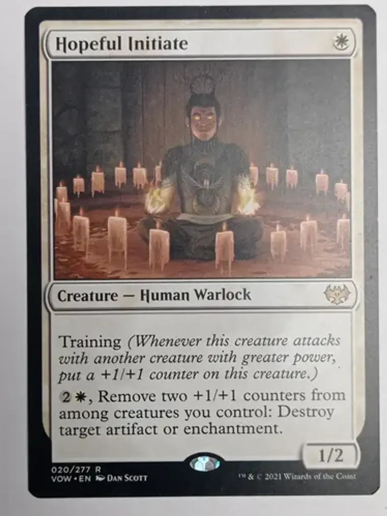 Hopeful Initiate [crimson Vow] Mtg 1
