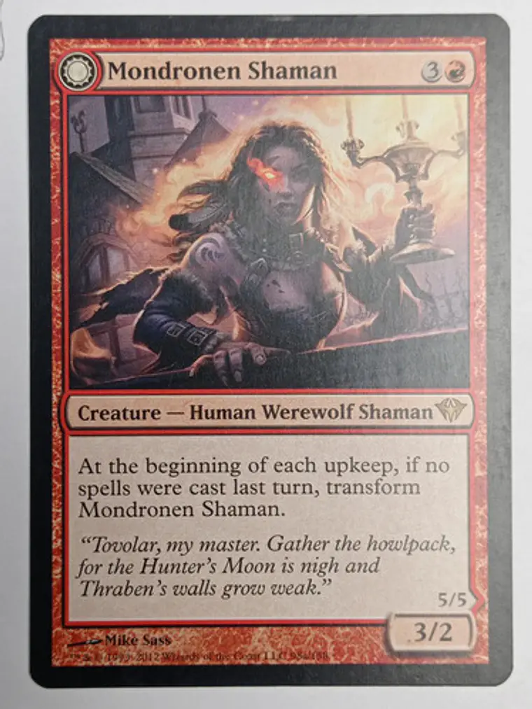 Mondronen Shaman [dark Ascension] Mtg 1