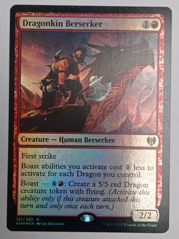 Dragonkin Berserker (foil) [kaldheim] Mtg 1