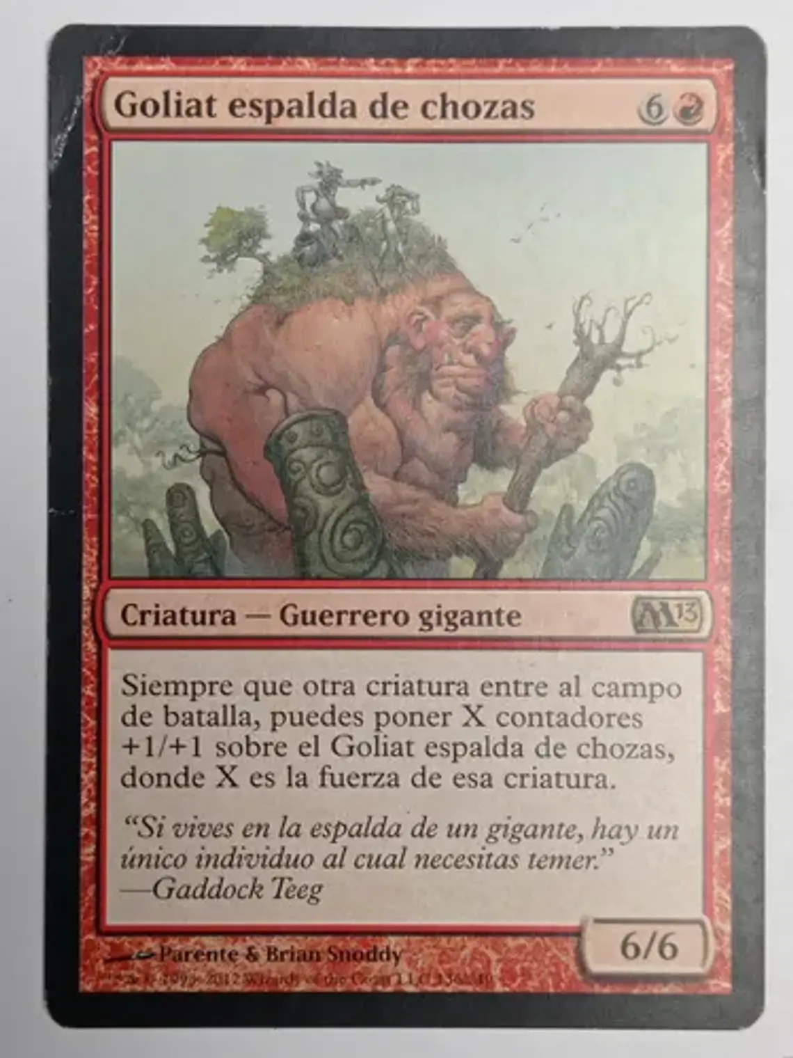 Goliat Espalda De Chozas [m13] Mtg 1