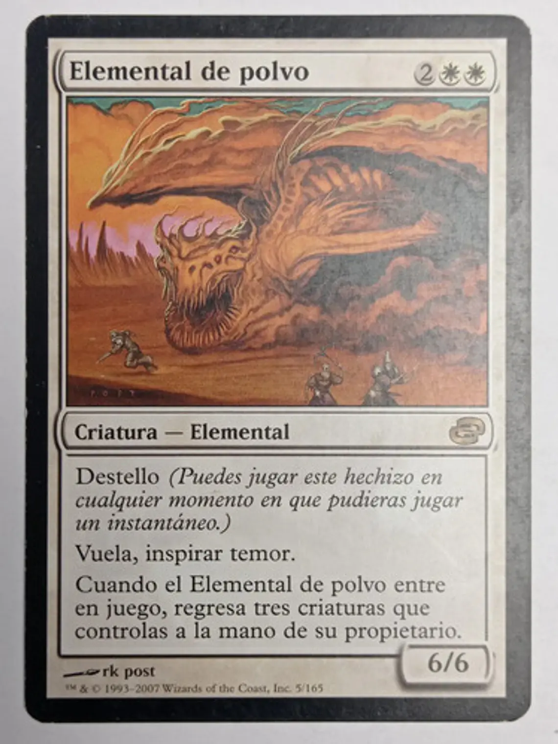 Elemental De Polvo [planar Chaos] Mtg 1