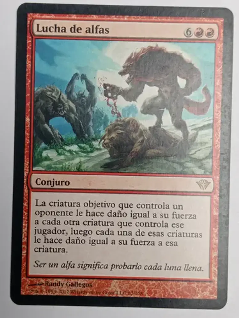 Lucha De Alfas [dark Ascension] Mtg 1
