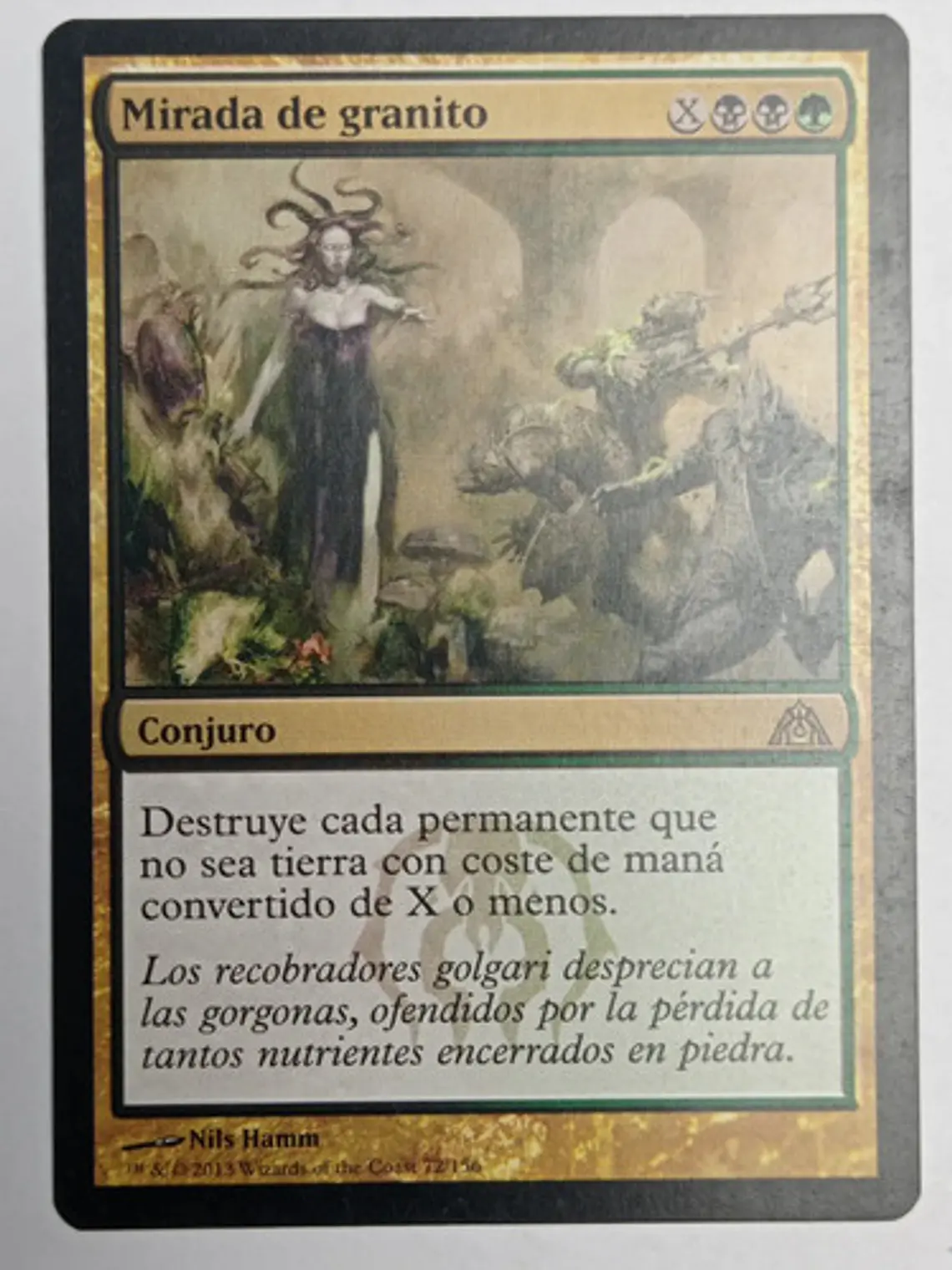 Mirada De Granito [dragon's Maze] Mtg 1