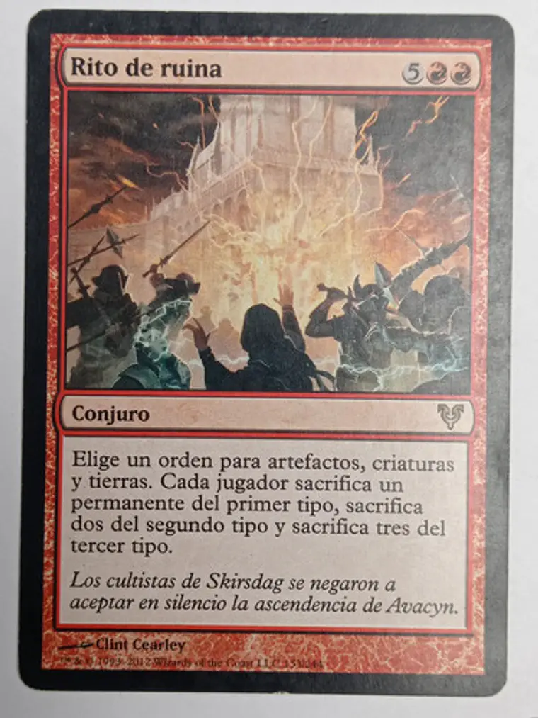 Rito De Ruina [avacyn Restored] Mtg 1