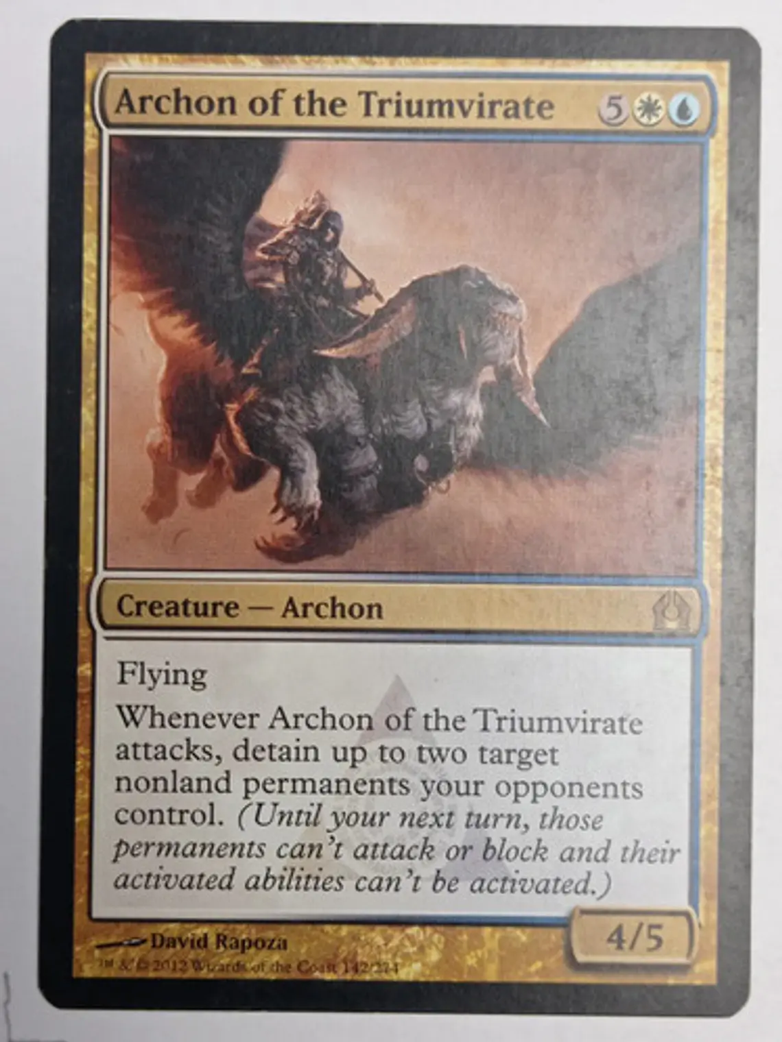 Archon Of The Triumvirate [ravnica] Mtg 1
