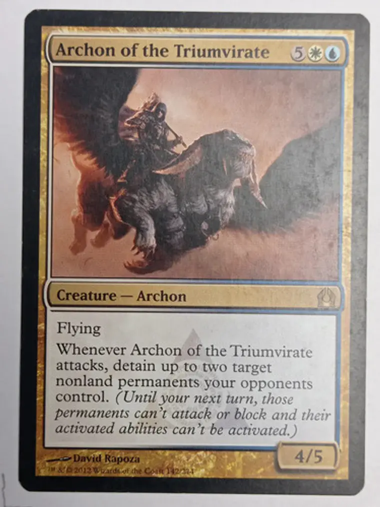 Archon Of The Triumvirate [ravnica] Mtg 1
