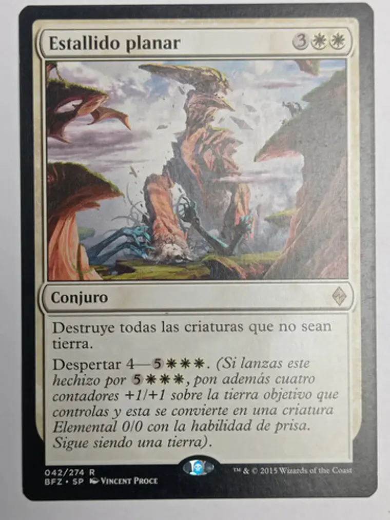 Estallido Planar [zendikar] Mtg 1