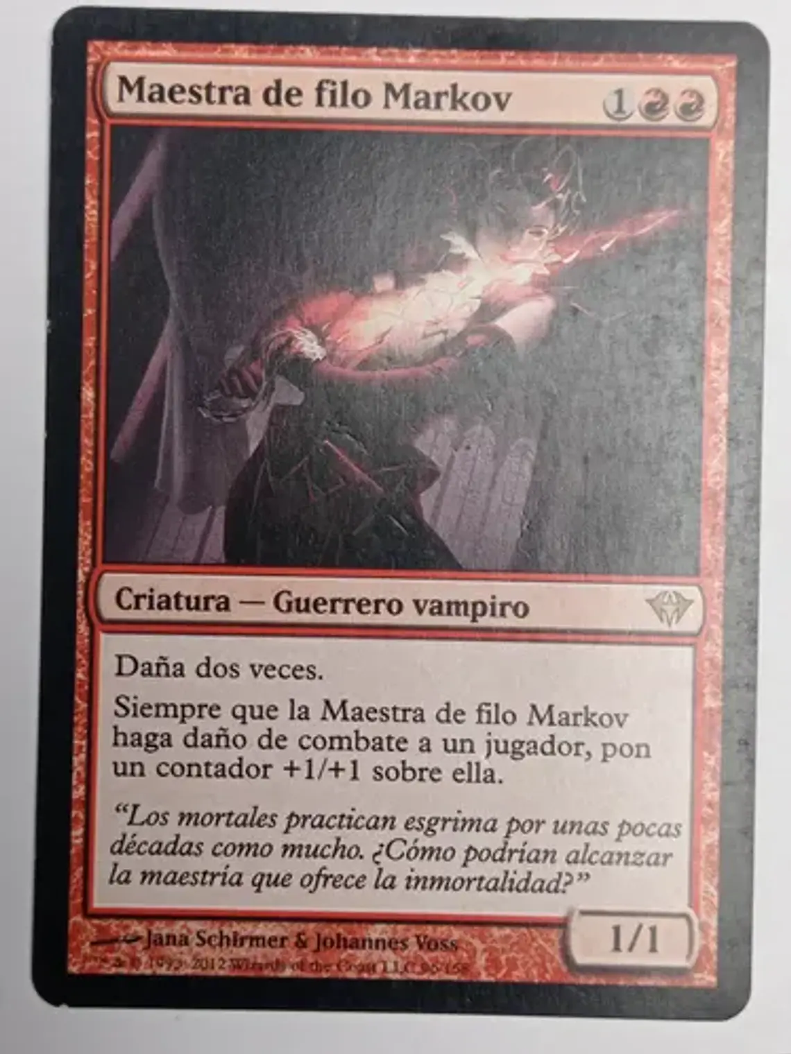 Maestra De Filo Markov [dark Ascension] Mtg 1