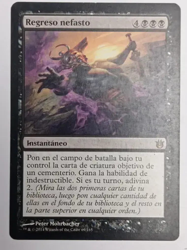 Regreso Nefasto [born Gods] Mtg 1