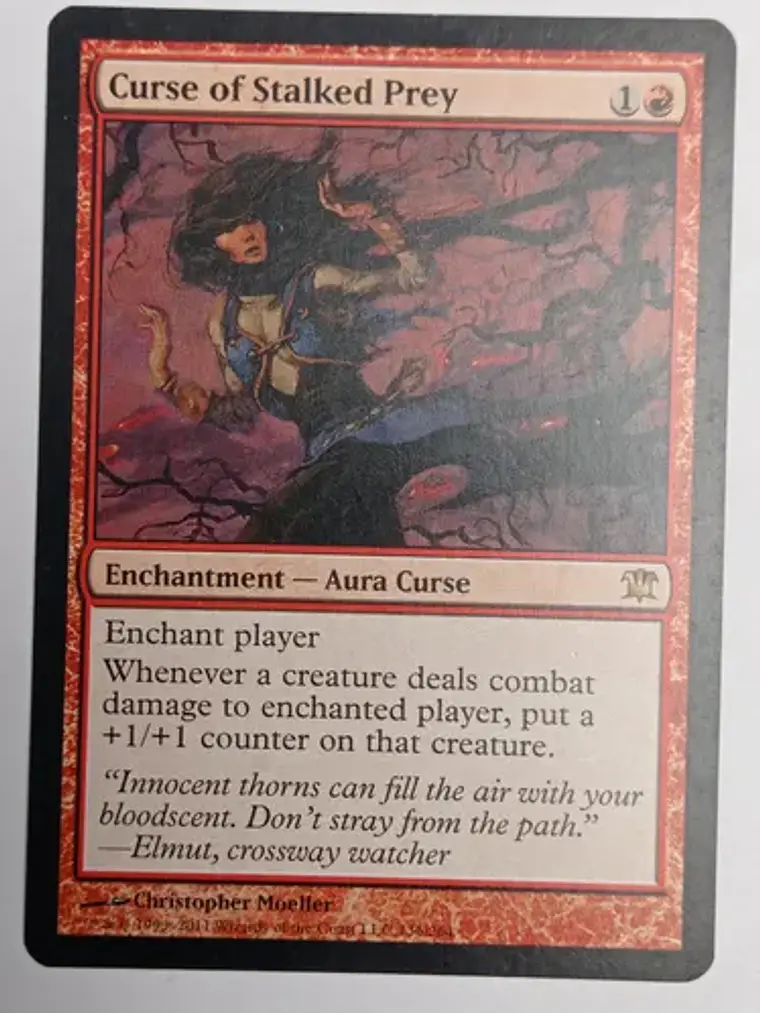 Curse Of Stalked Prey [innistrad] Mtg 1
