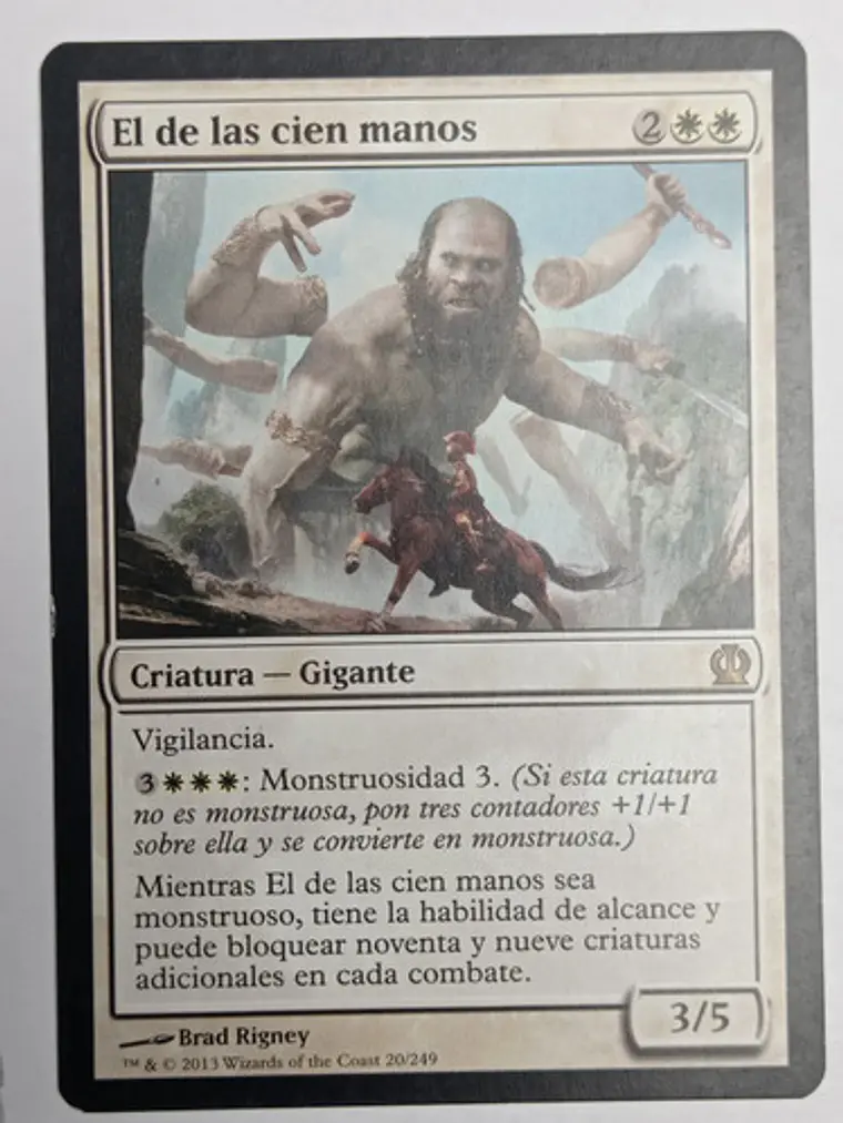 El De Las Cien Manos [theros] Mtg 1