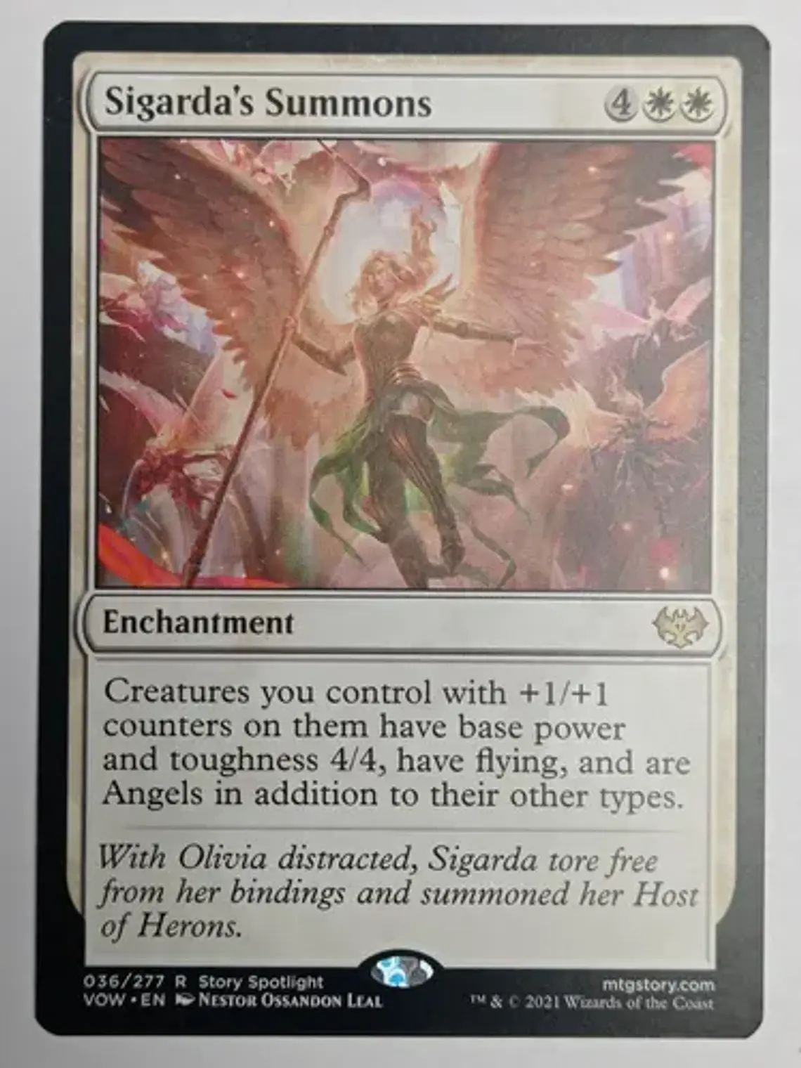 Sigarda's Summons [innistrad] Mtg 1