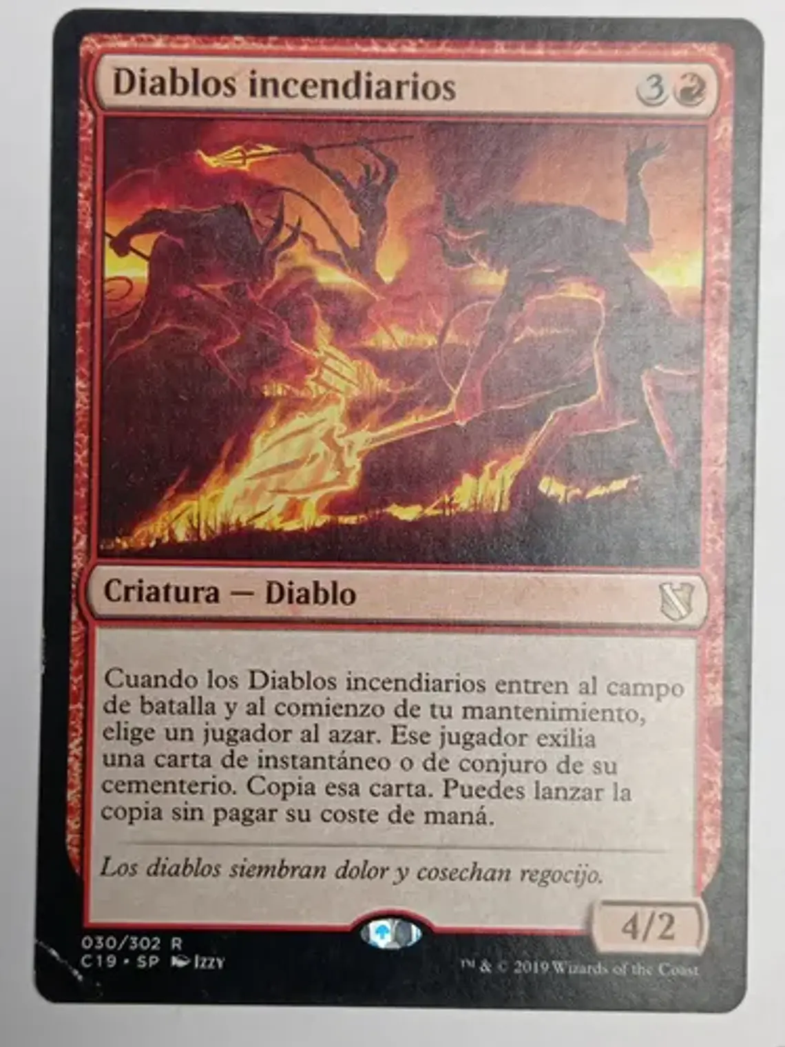 Diablos Incendiarios [c19] Mtg 1