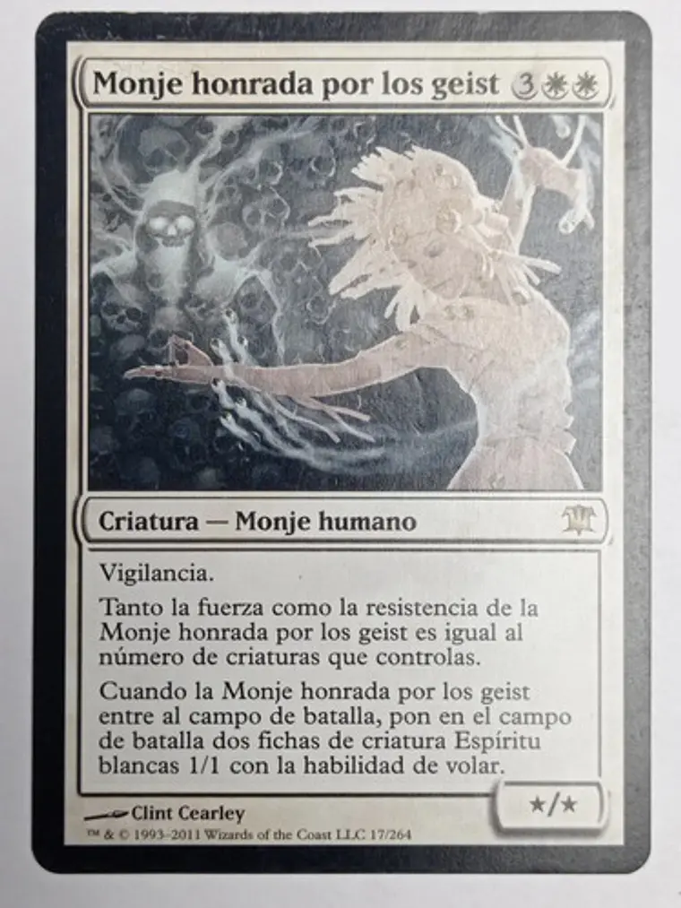 Carta Magic Monje Honrada Por Los Geist [innistrad] Mtg 1