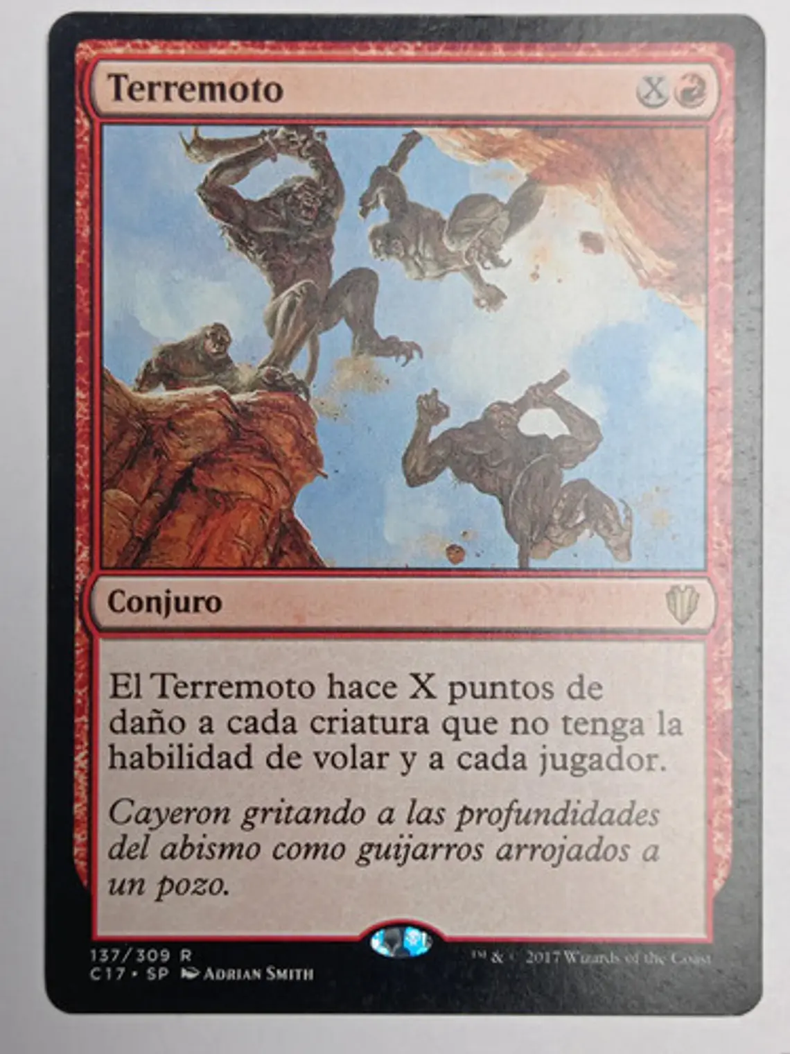 Carta Magic Terremoto [c17] Mtg 1