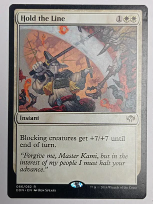 Carta Magic Hold The Line [speed Vs Cunning] Mtg