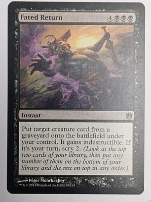 Carta Magic Fated Return [born Gods] Mtg
