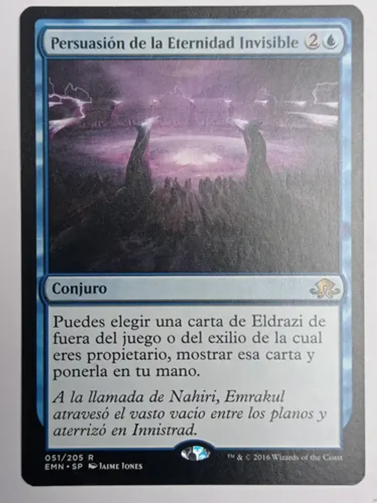 Carta Magic Persuasion Eternidad Invisible [eldritch] Mtg 1