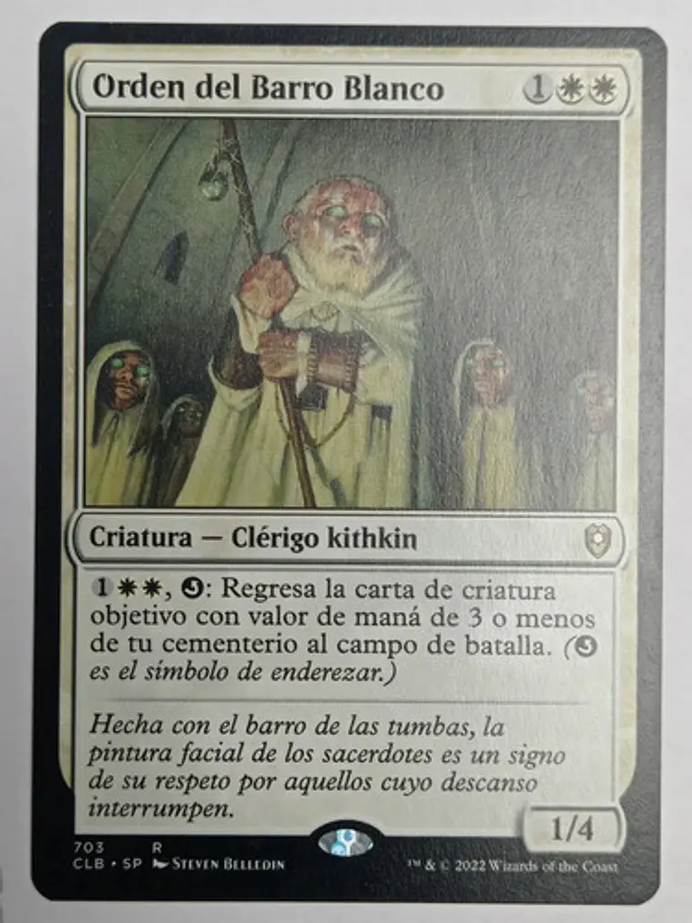 Carta Magic Orden Del Barro Blanco [baldur's Gate] Mtg 1