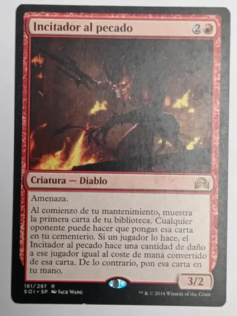 Carta Magic Incitador Al Pecado [innistrad] Mtg 1