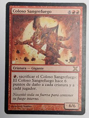 Carta Magic Coloso Sangrefuego [10ma] Mtg