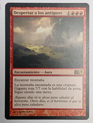 Carta Magic Despertar A Los Antiguos [m14] Mtg