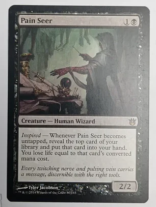Carta Magic Pain Seer [born Gods] Mtg