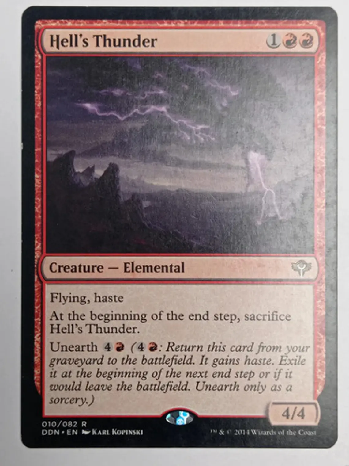Carta Magic Hell's Thunder [speed Vs Cunning] Mtg 1