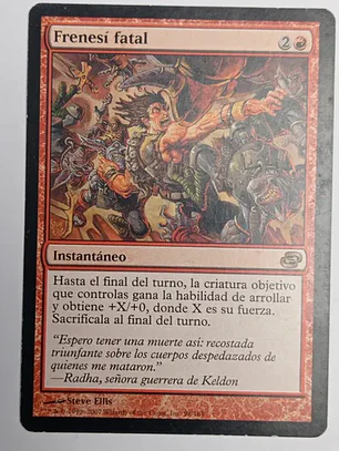 Carta Magic Frenesi Fatal [planar Chaos] Mtg