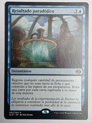 Carta Magic Resultado Paradojico [kaladesh] Mtg